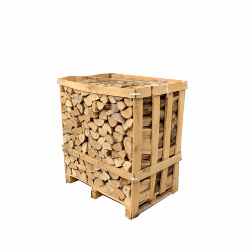 BIRCH KILN DRIED LOGS CRATE 1M³